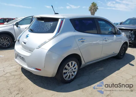 2013 Nissan Leaf S z USA, uszkodzony, nr VIN 1N4AZ0CP4DC400088